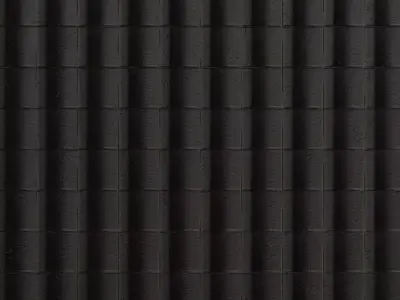 Industrial Scuffed Dark Metal Grid Tiles PBR Seamless Texture