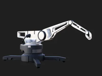 Industrial Robotic Arm 3D model purchase