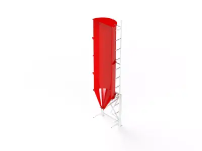 WG 4006 - STL Grain silo - 2 3D model