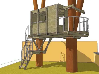 Creative Design-Holiday Cabin-0136 3D model
