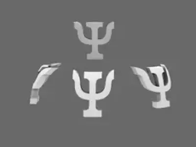 Psi-Clops Knight Shoulder Symbols 3D print model