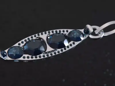 Rings Brilante 3D model