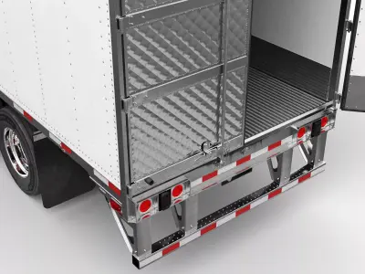American Trailer 3D Model  3D model