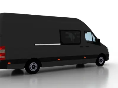 Mercedes Benz Sprinter L3H3 2015 Crew Van EU 3D model