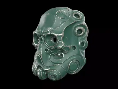 scifi mask 3D model
