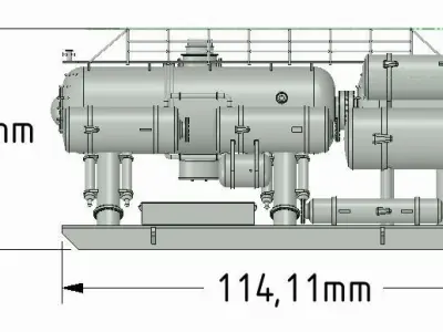 Underwater laboratory 3D print model