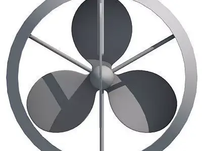 Detailed Propeller 4 3D model
