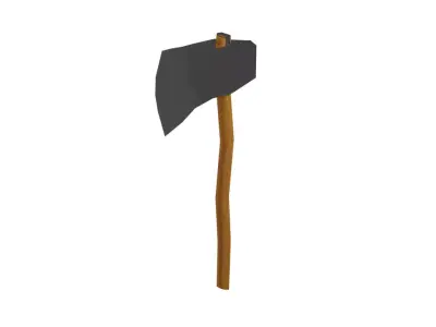 Axe Low-Poly Low-poly 3D model