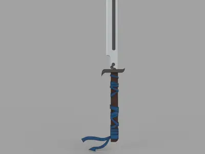 Sword Low-poly 3D model 72