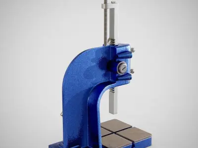 Precision Bench Press - Generic 01 Clean Low-poly 3D model