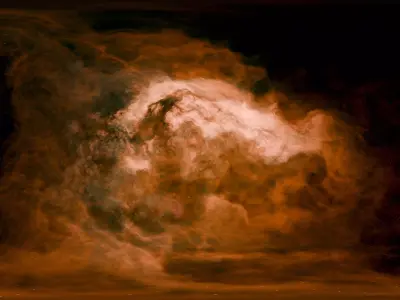 Radiative Instability Basin Nebula HDRI 16k seamless 3D model