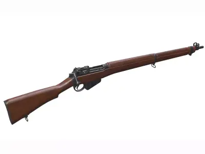 Lee Enfield MK1 Low-poly PBR Free low-poly 3D model