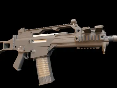 Automatic HK G36C 3D model