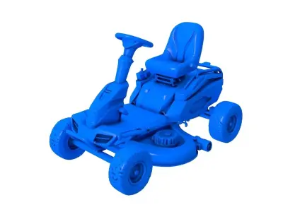 Lawn mower -  Electric lawn mower 3D print model