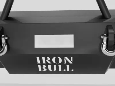 BUMPER FRONT FOR CHEVY SILVERADO IRON BULL 3D model