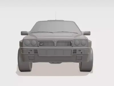 Sunny Rally Hatch Cute Cartoon Toy Car 3D Print 3D print model