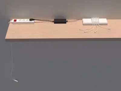 multi-tap phone charger Free 3D model