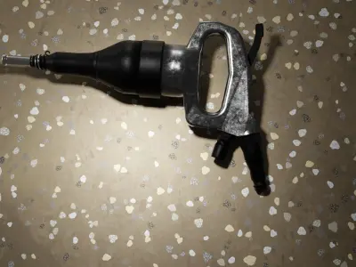 Pneumatic Aircraft Rivet Hammer 3D model