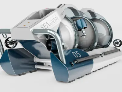 Aurora Mini Submarine 3D model
