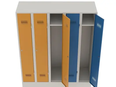 Metal Cabinet - Jordan 3D model