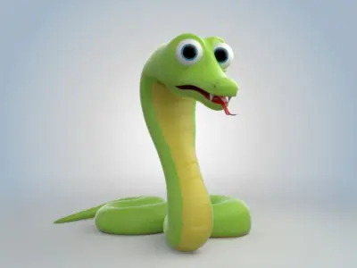 Snake 3D model