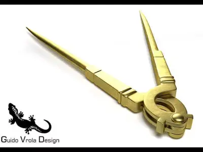 Nautical divider 3D model