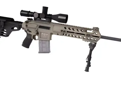 KMR762 sniper rifle 3D model