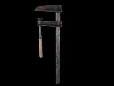 OLD-CLAMP  Low-poly 3D model