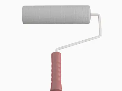 Paint Roller 03 Low-poly 3D model