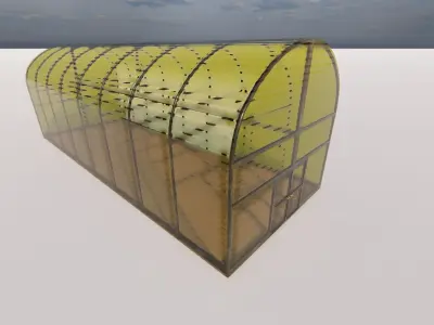 Glass building-Commercial building-building classic 3D model