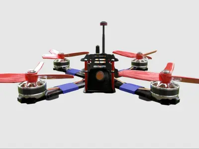 Drone Quadcopter 3D model buy