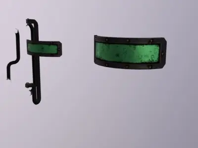 Machine ThinTank Low-poly 3D model