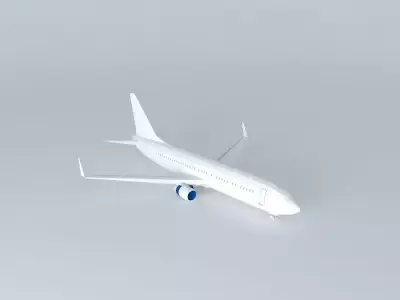 swiss fly 737 800 Free 3D model