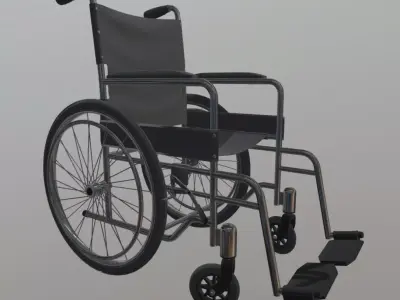 Wheelchair Premium Quality 3D model