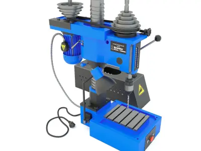 Machine tool desktop drilling press vertical 2M112A 3D model