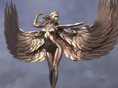 Four Elements Wind Sculpture 4 3D model