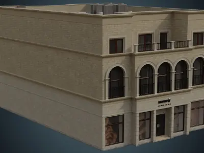 Building 26  Low-poly 3D model