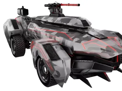  Armored Vehicle 3D model