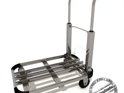 folding trolley 3D model