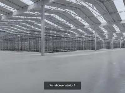 Big collection of industrial warehouses 3D Model Pack