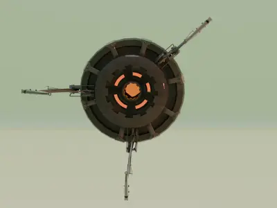 optimized gravity gun 3D model