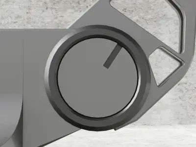 Mechanical Arm Low-poly 3D model shop