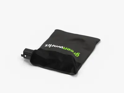 Leaf Blower Bag Horizontal DigiPro G-MAX 40V GreenWorks Low-poly 3D model