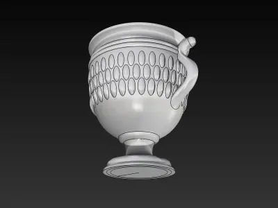 Chalice Cup Antique like 3D Print Ready 3D model 3D print model