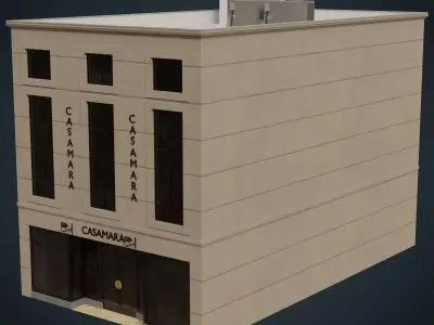 Building 20 Low-poly 3D model