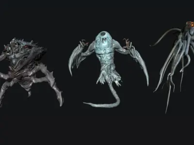 Creature Monster 3D model