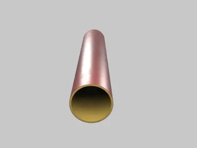 SML cast iron pipes and fittings 3D model