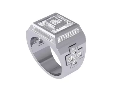 Wedding Ring  3D print model 378