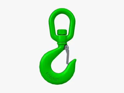 Swivel Hook Low-poly 3D model