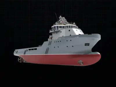 AHTS Ship 3D model